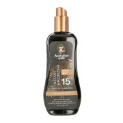 Australian Gold - Spray protezione solare gel con instant Bronzer - SPF 15