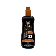 Australian Gold - Spray protezione solare Gel con instant Bronzer - SPF 30