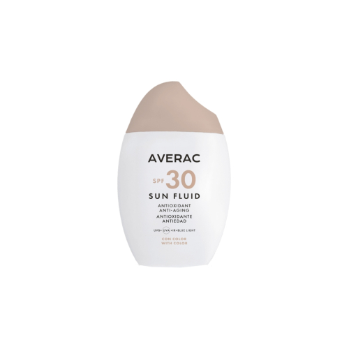 Averac Cosmetics - Protezione solare anti-età per il viso con colore - SPF30