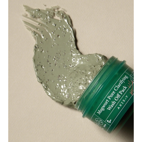 Axis-Y - Maschera esfoliante per il viso Mugwort Pore Clarifying Wash Off Pack