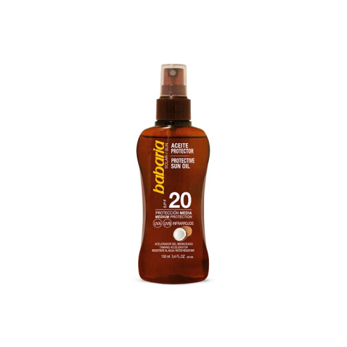 Babaria- Olio abbronzante protettivo SPF 20