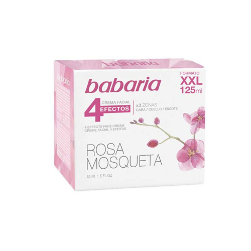 Babaria - Crema viso 4 effetti XXL - Rosa canina