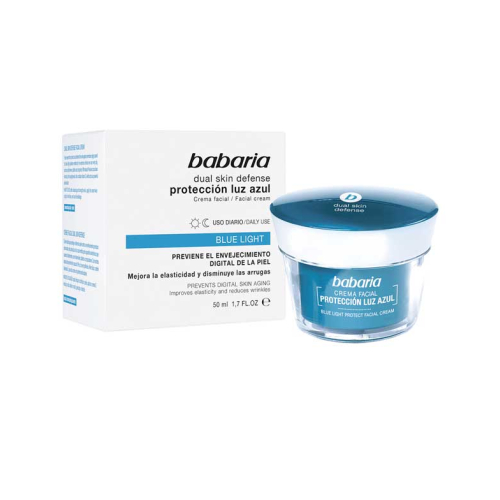 Babaria - Crema viso protezione dalla luce blu Dual Skin Defense