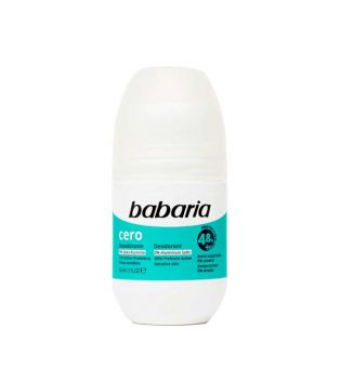 Babaria - Deodorante roll on Cero - 0% sali di alluminio
