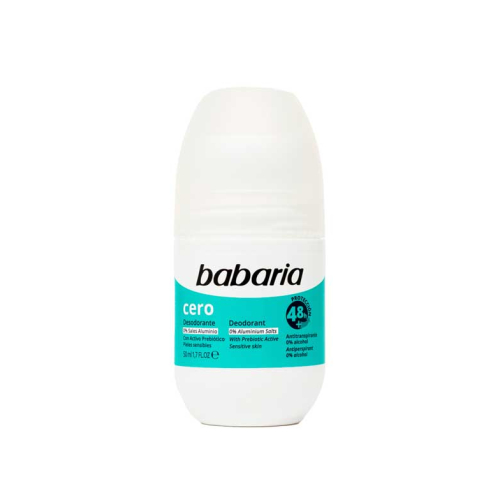 Babaria - Deodorante roll on Cero - 0% sali di alluminio
