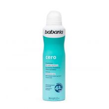 Babaria - Deodorante spray Cero - 0% sali di alluminio