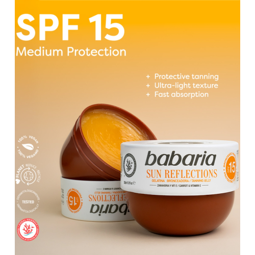 Babaria - Gel autoabbronzante Sun Reflections SPF15