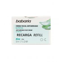 Babaria - Ricarica crema viso antirughe - Aloe vera