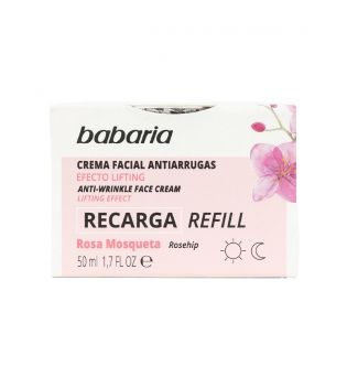 Babaria - Ricarica crema viso antirughe - Rosa canina