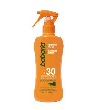 Babaria - Protezione solare spray all'Aloe Vera - SPF30