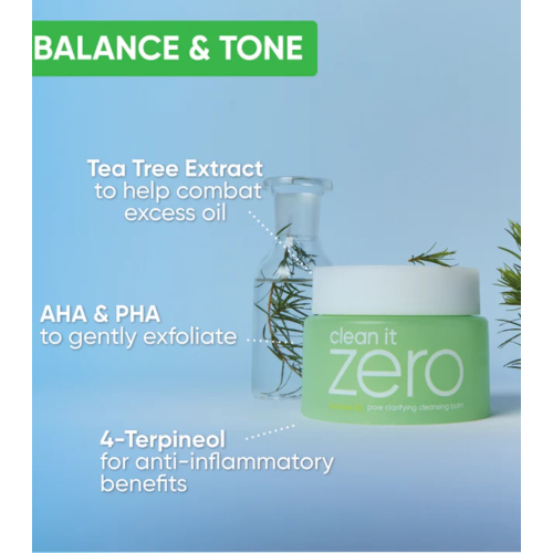 Banila Co - Balsamo detergente per i pori Clean It Zero - Tea Tree-EX