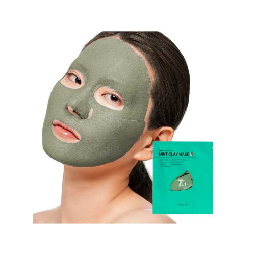Barulab - Maschera viso all'argilla 7 in 1 Total Solution - Mint Clay