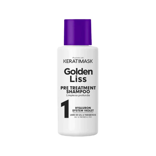 Be natural - Kit lisciante senza formaldeide Keratimask Golden Liss - Capelli biondi e decolorati