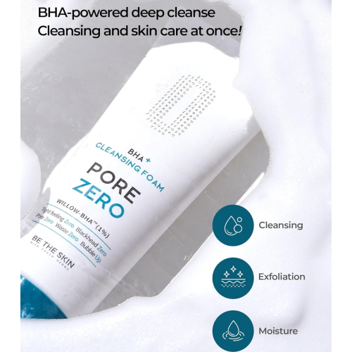 Be The Skin - *BHA+ Pore Zero* - Detergente viso BHA+