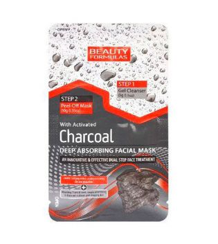 Beauty Formulas - Maschera di argilla con carbone attivo a 2 passi