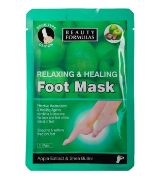 Beauty Formulas - Maschera rilassante e riparatrice per i piedi