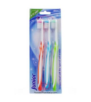 Beauty Formulas - Confezione da 3 spazzolini da denti Junior