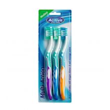 Beauty Formulas - Confezione da 3 spazzolini da denti Multi Action