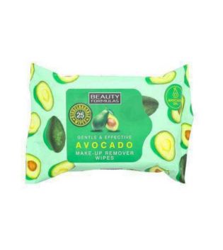 Beauty Formulas - Salviettine struccanti all'avocado