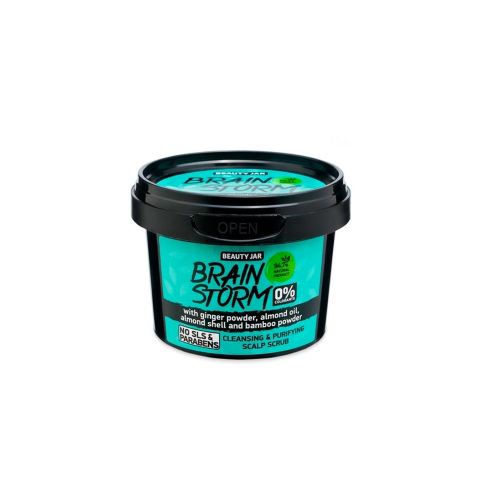 Beauty Jar - Scrub per capelli per la pulizia del cuoio capelluto Brain Storm