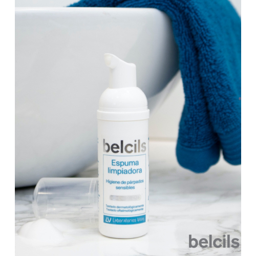 Belcils - Schiuma detergente per palpebre - Occhi sensibili