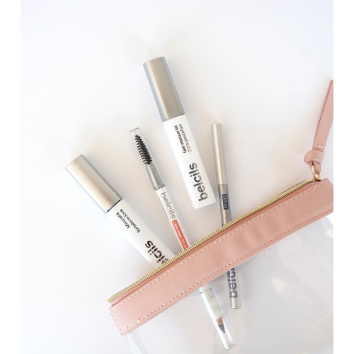 Belcils - Matita per sopracciglia ipoallergenica - Bicolor marrón