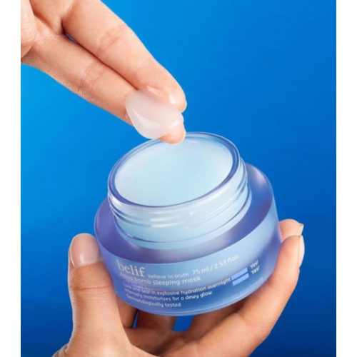 belif - *Aqua bomb* - Maschera da notte iperidratante