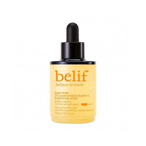 belif - *Super Drops* - Siero illuminante con niacinamide e vitamina C