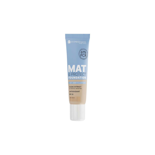 Bell - Base trucco ipoallergenico Mat&Protect SPF25 - 06: Caramel