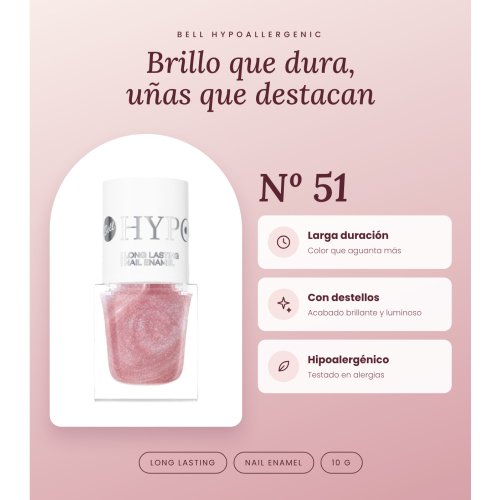 Bell HYPOAllergenic - Smalto per unghie Long Lasting - 51