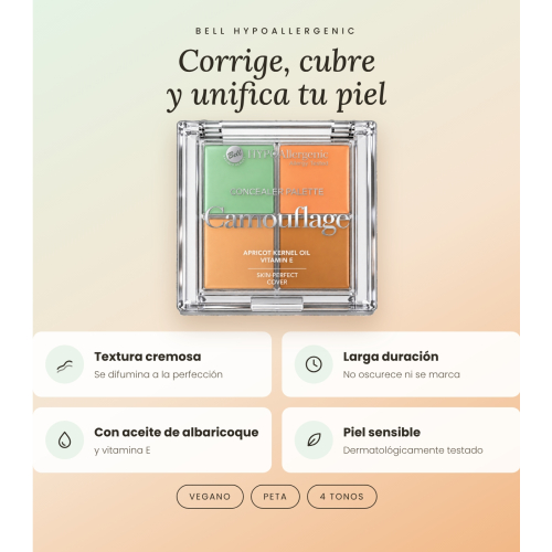 Bell HYPOAllergenic - Palette di correttori Camouflage