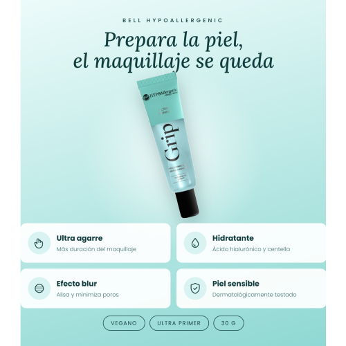 Bell HYPOAllergenic - Primer per trucco Grip Ultra Primer