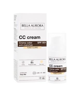Bella Aurora - CC Cream anti-macchie SPF50+ - Tono Chiaro