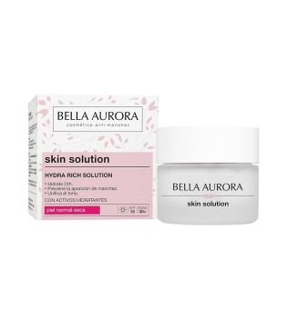 Bella Aurora - *Skin Solution* - Crema idratante intensiva 24h Hydra Rich Solution SPF15