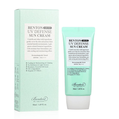 Benton - Crema solare viso UV Defense Air Fit SPF50 PA++++ - 50ml
