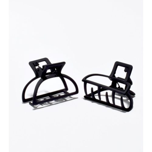 Beter - Duo fermagli per capelli in metallo opaco