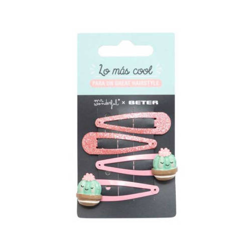 Beter - *Mr. Wonderful x Beter* -  Set fermagli per capelli - Cactus