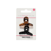 Beter - Duo di fermagli per capelli Staples trasformano Trendy Classics