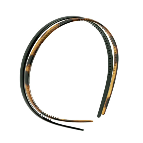 Beter - Set di cerchietti tartarugato e nero Trendy Classics