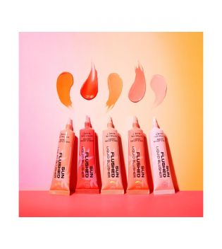 BH Cosmetics - Blush liquido Sun Flushed - Tangerine Sun