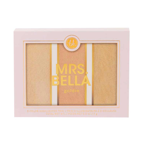 BH Cosmetics - Palette di illuminanti Mrs. Bella - Goldie