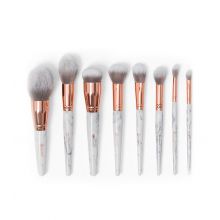BH Cosmetics - Set di pennelli Marble Luxe