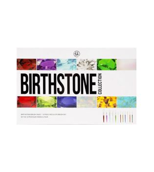 BH Cosmetics - Set di pennelli Birthstone Vault