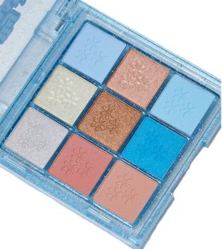 BH Cosmetics - *Totally Plastic* - Iggy Azalea Mini Eyeshadow Palette - Pelliccia blu