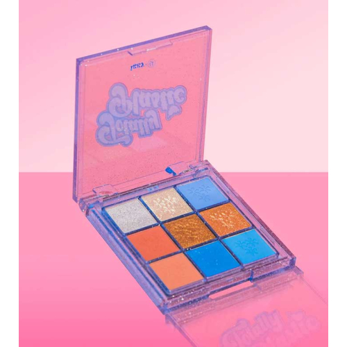 BH Cosmetics - *Totally Plastic* - Iggy Azalea Mini Eyeshadow Palette - Pelliccia blu