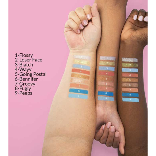 BH Cosmetics - *Totally Plastic* - Iggy Azalea Mini Eyeshadow Palette - Pelliccia blu