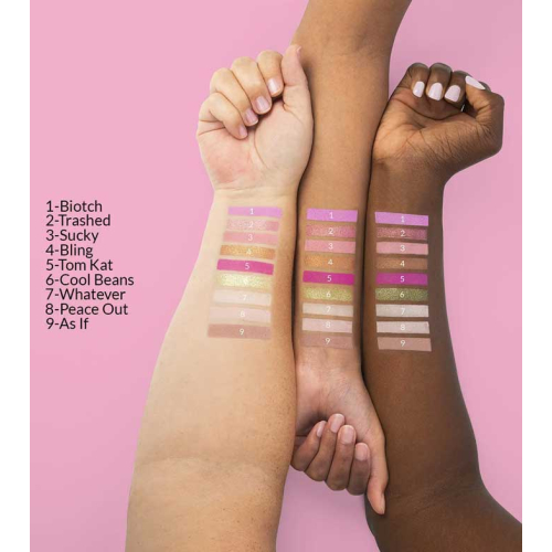 BH Cosmetics - *Totally Plastic* - Iggy Azalea Mini Eyeshadow Palette - Pink sunglasses