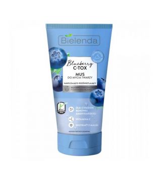 Bielenda - * Blueberry C-TOX * - Mousse detergente viso idratante e illuminante