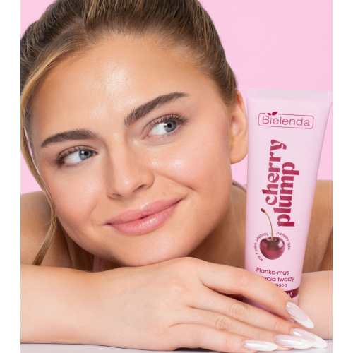 Bielenda - *Cherry Plump* - Schiuma detergente con peptidi