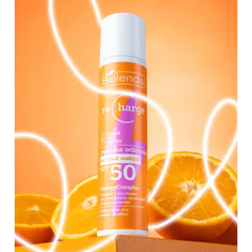 Bielenda - *Recharge* - Spray viso illuminante SPF50